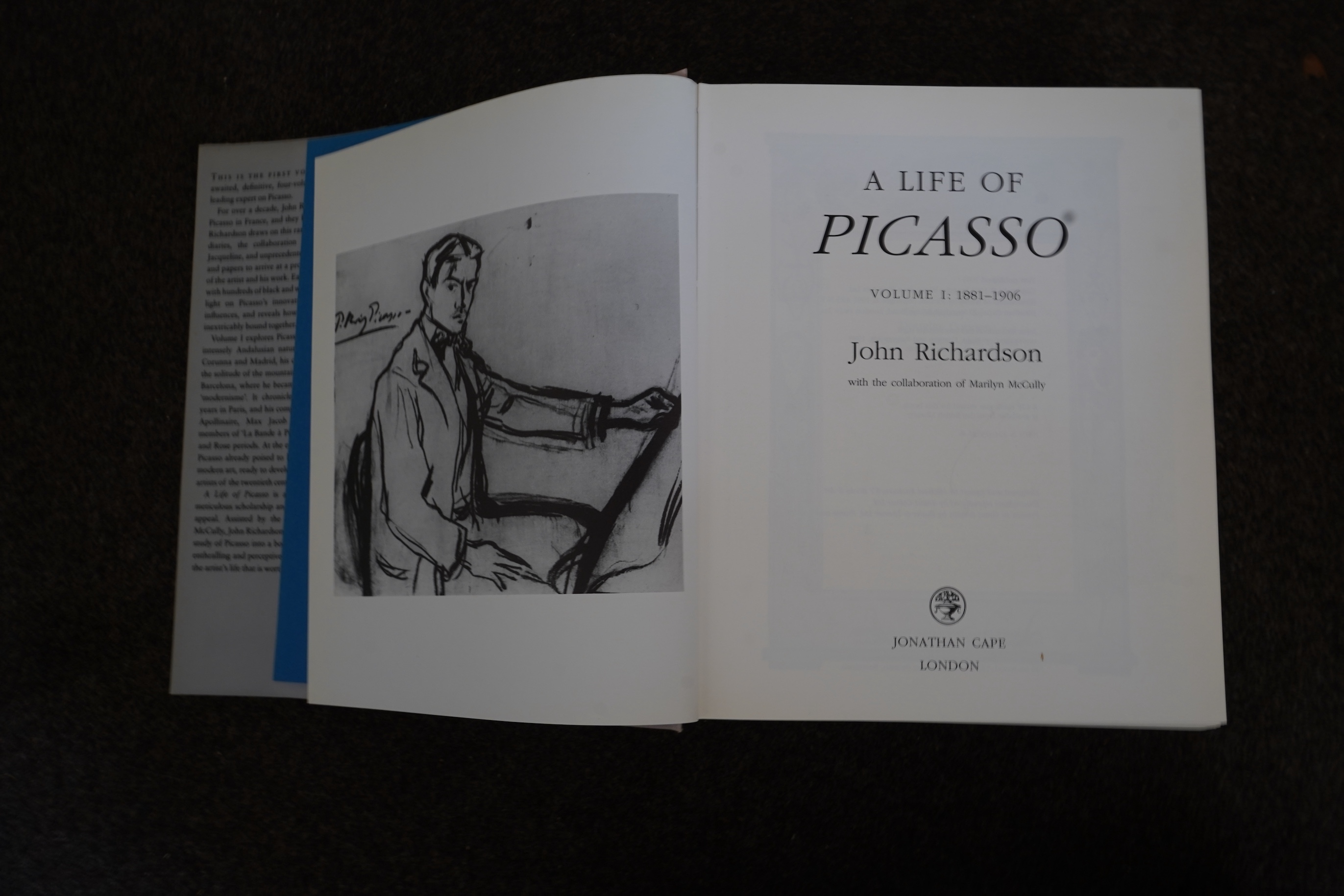 Richardson, John - A Life of Picasso. vols. 1 and 2 only (ex.4). illus. throughout; publisher's cloth and d/wrappers, 4to. 1991-96; Lynton, Norbert-Klee. 3nd edition. num. coloured and other illus.; publisher's cloth and